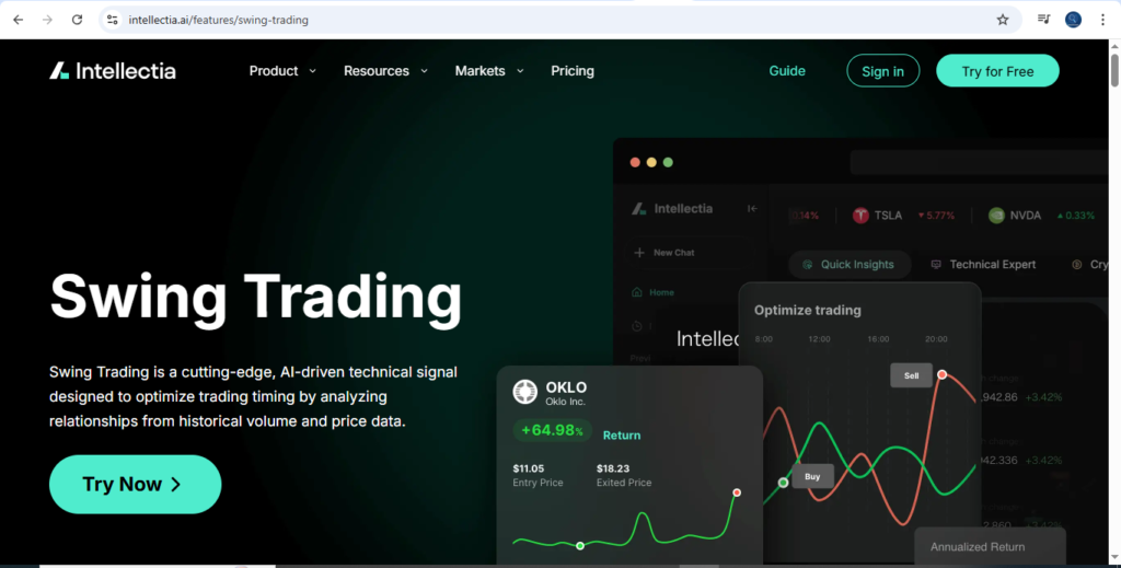 Swing Trading Signals Powered by AI